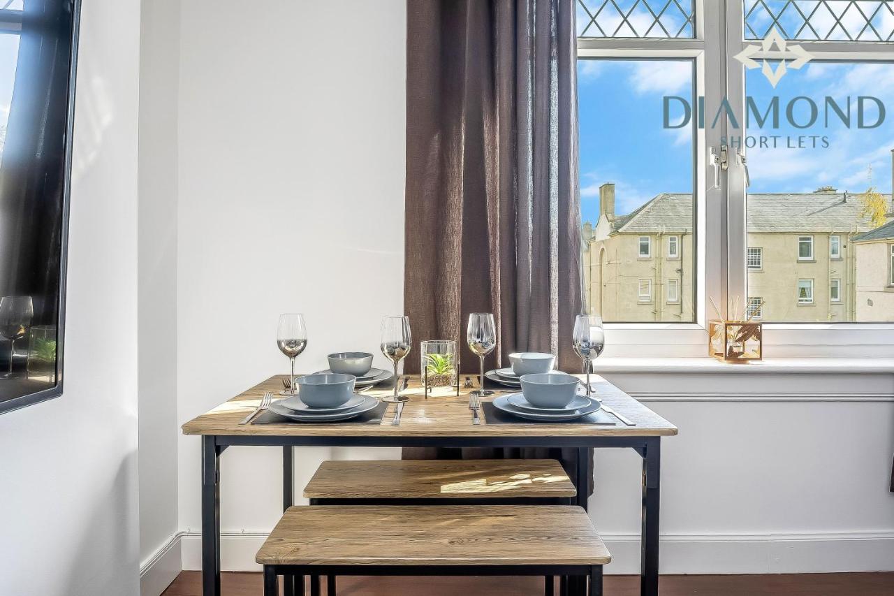 Cosy 2 Bed Apt West End Edinburgh Free Parking Exteriör bild